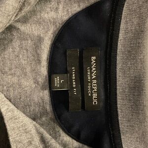 Banana Republic Charcoal Polo